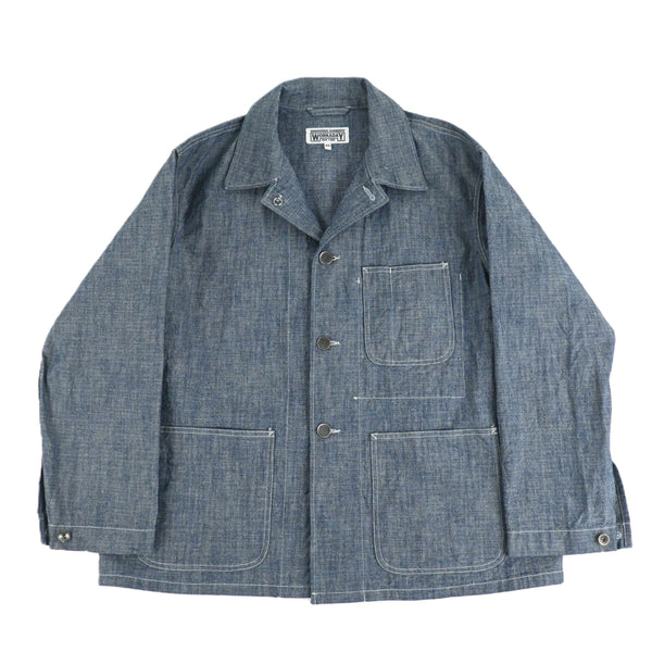 WORKADAY Utility Jacket - 10oz Sea Canvas Indigo– BASIES