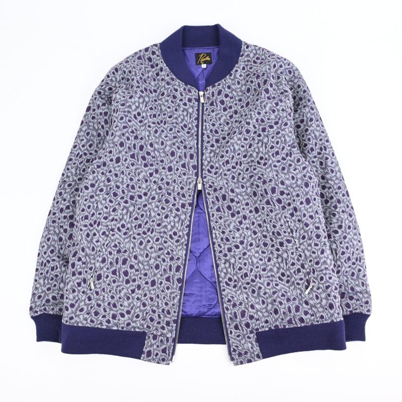 23FW NEEDLES B.B. Jacket – PE/AC/W Peacock Jq. Purple | Basies